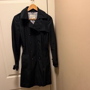 Banana Republic Elegant Black Trench Coat